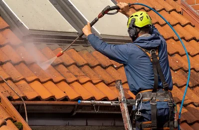 Démoussage et hydrofuge de toiture à Juvanzé